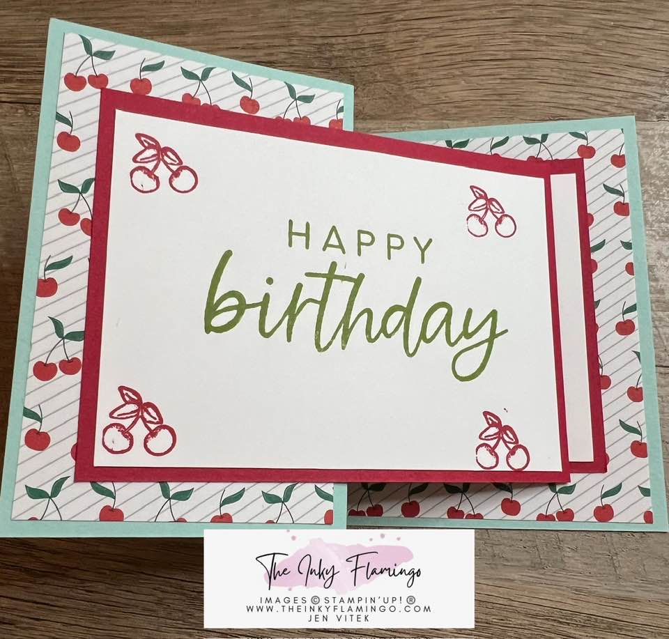 Create a Double Rectangle Fun Fold Card